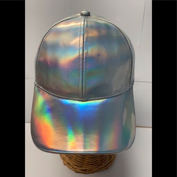 Silver Embroidered Duckbill Cap